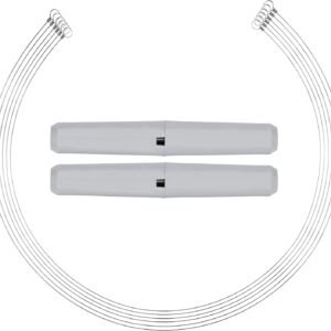 Stainless Steel Cheese Cutting Replacement Wires For Soft and Hard Cheese - Easy to Use and Clean-6 Wires 90 CM + 1 Pair of Handle